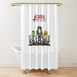 Kerbal Space Program Team Shower Curtain