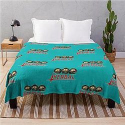 Kerbal Space Program Art Throw Blanket