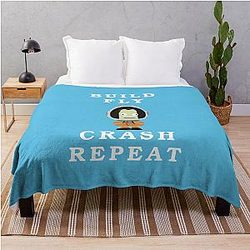 Build fly crash repeat Kerbal space program Kerbal Throw Blanket