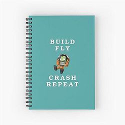 Build (fly crash) repeat, Kerbal Space Program, Kerbals Spiral Notebook