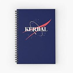 Kerbal Space Program Hoodie Spiral Notebook