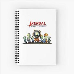 Kerbal Space Program Team Spiral Notebook