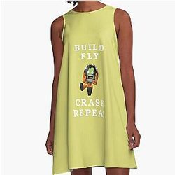 Build fly crash repeat, Kerbal Space Program, Kerbals A-line dress