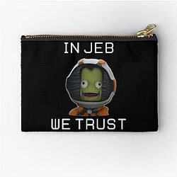 In Jeb We Trust - Kerbal Space Program Pouch