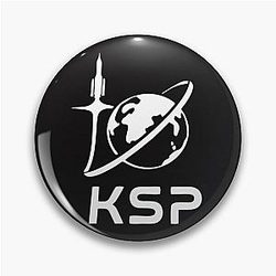 Kerbal Space Program Logo Pin