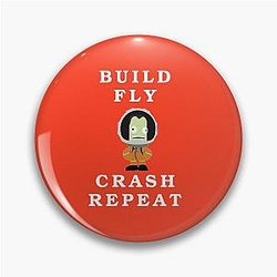 Build fly Kerbals crash Pin