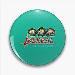 Kerbal Space Program Art Pin