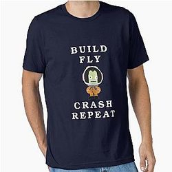 Build fly crash repeat Kerbal space program Essential T-Shirt