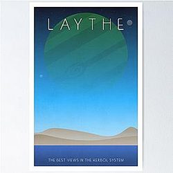 Kerbal Space Program Laythe Poster