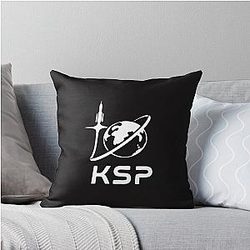 Kerbal Space Program Logo Throw Pillow