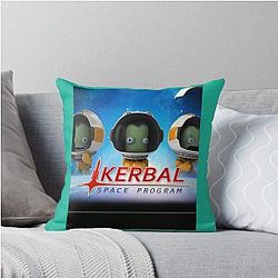 Kerbal Space Program Throw Pillow