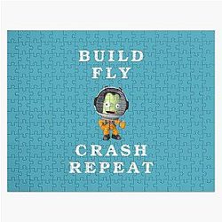 Build Fly Crashes Repeat in Kerbal Space Program with the Kerbals