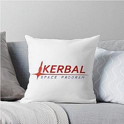 Kerbal Space Program Throw Pillow