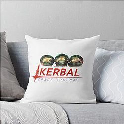Kerbal Space Program Art Throw Pillow