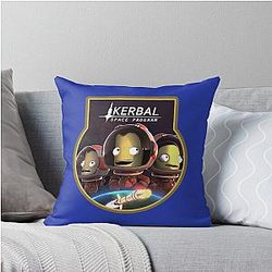 Kerbal Space Program Throw Pillow