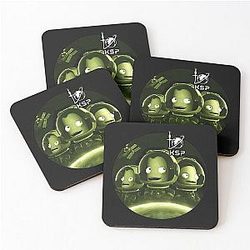 Kerbal Space Program Coasters (Set of 4)