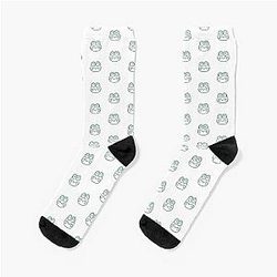 Simple Green Keroppi Sanrio Socks
