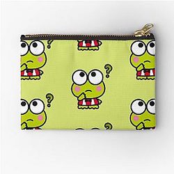 Why is Keroppi Confused? Zipper Pouch