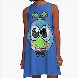 Space Keroppi A Line Dress