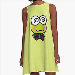 When Keroppi Gets Dizzy A-Line Dress