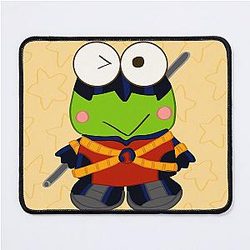 Keroppi with Star Mouse Pad