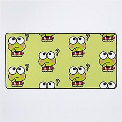 Why Is Keroppi Confused Desk Mat