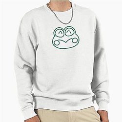 Simple Keroppi Sanrio Pullover Sweatshirt