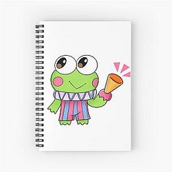 Clown Keroppi Spiral Notebook