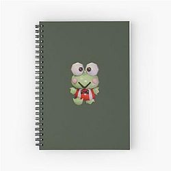 Cute Keroppi 3D Low Poly Render Sticker Notebook