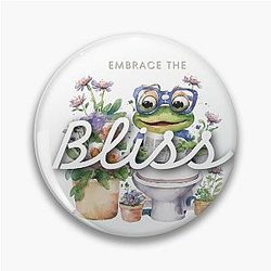 Keroppi Sticker Flower Stickers Pin