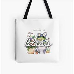 Keroppi Sticker, Flower Stickers Tote Bag