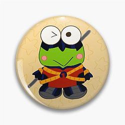 Keroppi Robin with Stars Pin