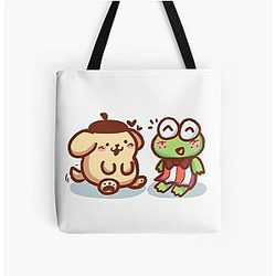 Pom Keroppi All Over Print Tote Bag