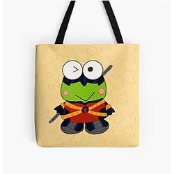Keroppi Robin with Star Print Tote Bag