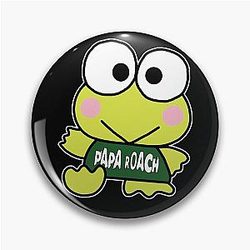 Keroppi Papa Roach Shirt Pin