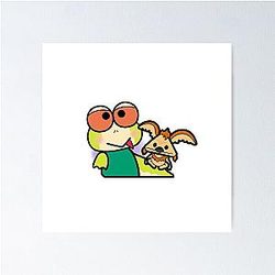 Keroppi Hut Poster