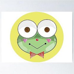 Jelly Style Keroppi Clown Poster
