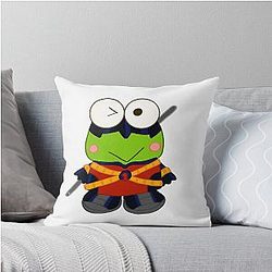 Keroppi Robin Throw Pillow
