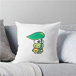 Keroppi from Hello Kitty and Friends Throw Pillow