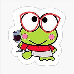 Crack Attack Keroppi Sticker