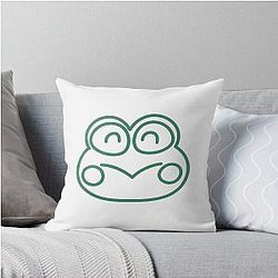 Simple Keroppi Sanrio Throw Pillow