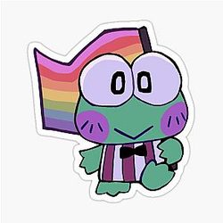 Gay Pride Keroppi Sticker