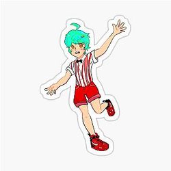 Anime Boy Sticker