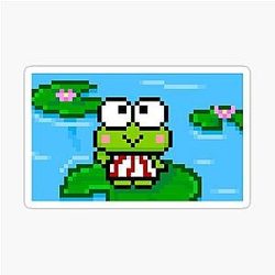Keroppi Pixel Sticker