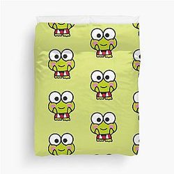 Jump into Joy with Keroppi Duvet Cover
