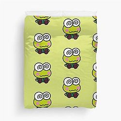When Keroppi Gets Dizzy Duvet Cover