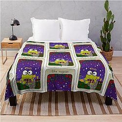 Sanrio Tarot The Magician Keroppi Throw Blanket