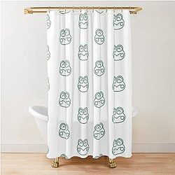 Simple Keroppi Shower Curtain