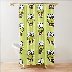 Jump Into Joy with Keroppi Shower Curtain
