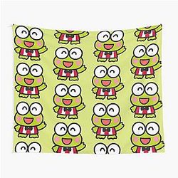 Excited Keroppi Tapestry